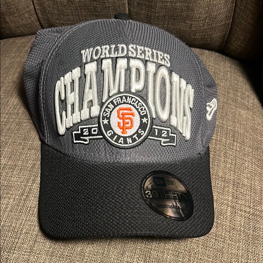 New Era San Francisco Giants 2012 World Series Championship Game Cap men's M/L